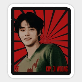 Kim Ji Woong Vintage Sticker